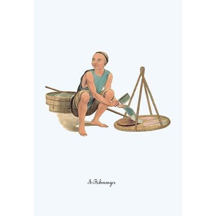 A Fishmonger 20 x 30 Poster