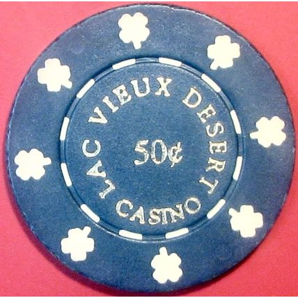 Lac Vieux Desert. 50¢ Casino Chip. Watersmeet, MI. W91.