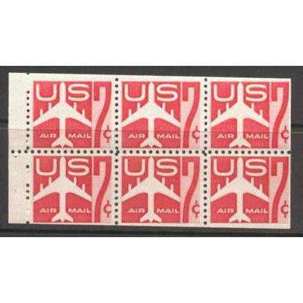 C60a 7c Jet Airliner Fine MNH Pane/6 G0409