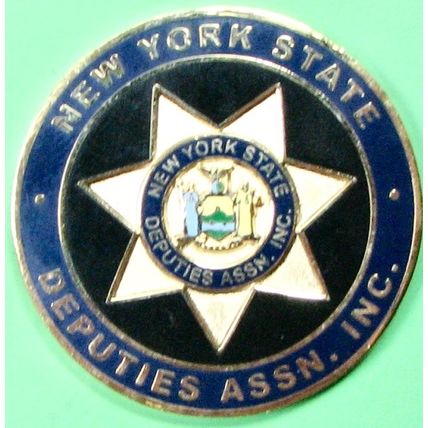 NY State Deputies Association. Challenge Coin. Souvenir. 1.5". 26b.