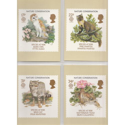 PHQ cards First Day Covers Nature Conservation set May 1986