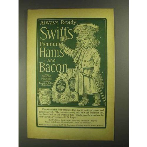 1903 Swift's Premium Hams and Bacon Ad - Ready