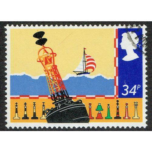 1985 Safety at Sea 34p Multicoloured SG1289 FU