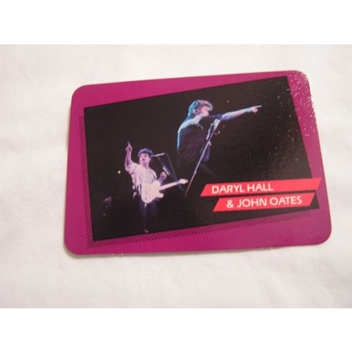 Daryl Hall & John Oates 1985 A.G.I. Rock Star Concert Cards NO. 86