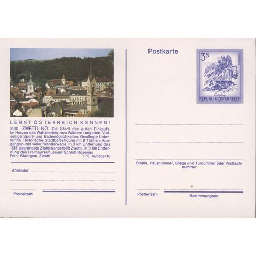 Austria unused - 3s pre-paid - Zwettle-NO