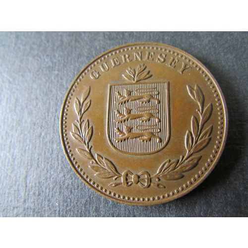 1947 GUERESEY 8 BOUBLES H MINT MARK HEATON MINT BIRMINGHAM FREE POST. (x) AAL