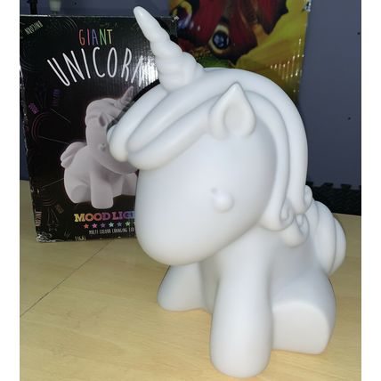 Giant unicorn mood light multi colour changing led 30cm tall