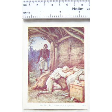 Vintage: Scholar's Lesson Pictures No. 20 Livingstone's Bequest