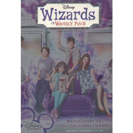 Wizards of Waverly Place Disney Channel TV Advertising Postcard