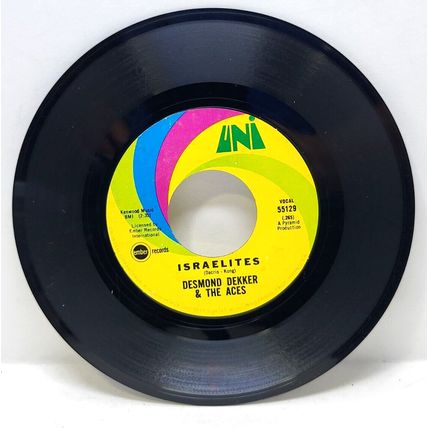 1969 DESMOND DEKKER & THE ACES Israelites / My Precious World 45rpm (S1A)