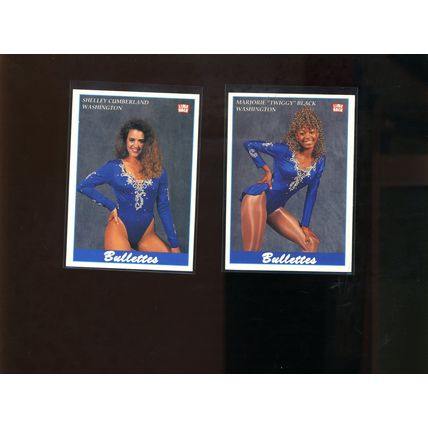 SHELLEY CUMBERLAND #3 HOT CHEERLEADER Wash. Bullettes 1991 LIME ROCK NM