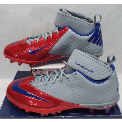 New Mens 15 NIKE Lunarlon Superbad England Patriots Cleats Shoes $105 534994-046