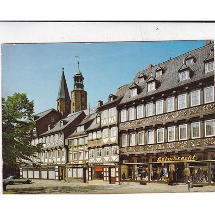 Goslar Schuhhof Germany Postcard posted creased