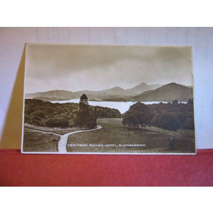 FROM ROCHE'S HOTEL, GLENGARRIFF, Co. CORK, IRELAND used vintage postcard. =
