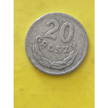 Umlaufmünze Polen 20 Groszy 1962