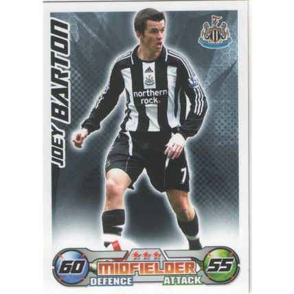 Match Attax 2008/2009 Joey Barton Newcastle United