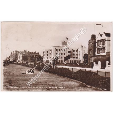 RP Oulton Hotel (Art Deco) & Eastcliff Clacton on Sea Essex 1952