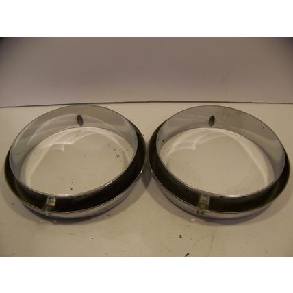 1967 Chrysler Head Light Bezels New Yorker Newport Mopar 2582640