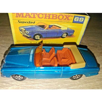 Matchbox - No69 - Rolls Royce - Silver Shadow Coupe