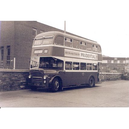 Black & White Photograph of Exeter Corporation Transport - VFJ 998