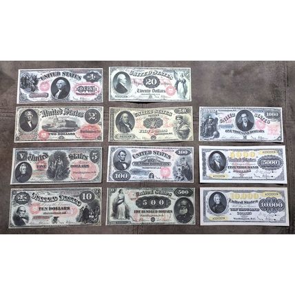 High quality COPIES with W/M United States banknotes 1878 y. FREE SHIPPING