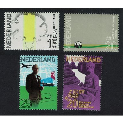 Netherlands Prince Bernhard's 60th Birthday 4v 1971 MNH SG#1133-1136