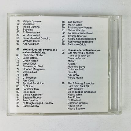 Songs and Calls Of The Breeding Birds Chicago Region CD