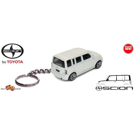RARE KEYCHAIN WHITE SCION XB TOYOTA BB CUSTOM Ltd. Ed.