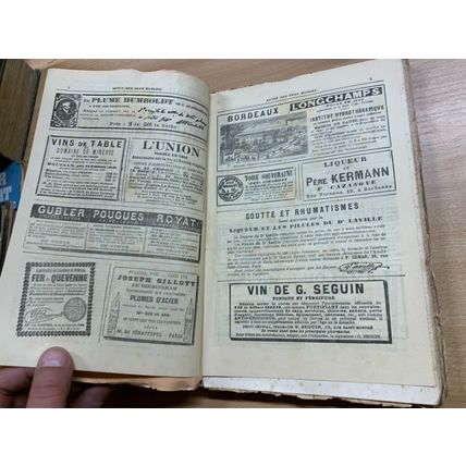 RARE* 1 JUILLET 1886 "REVUE DES DEUX MONDES" FRENCH LARGE PAPERBACK BOOK (P3)