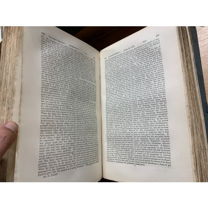 RARE* 1853 "HANSARD'S PARLIAMENTARY DEBATES FOR THE YEAR 1852" 1.3kg BOOK (P7)