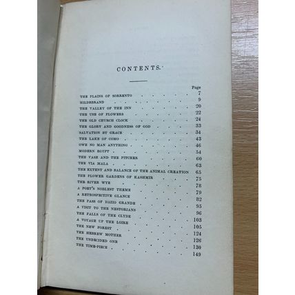 c1853 "COMPANION FOR LEISURE HOURS" ILLUSTRATED POETRY ANTIQUE BOOK (P3)