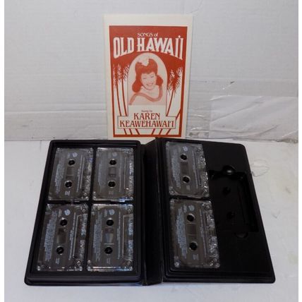 Songs of Old Hawaii Sung By Karen Keawehawaii 1990 With Songbook Vol 1-6