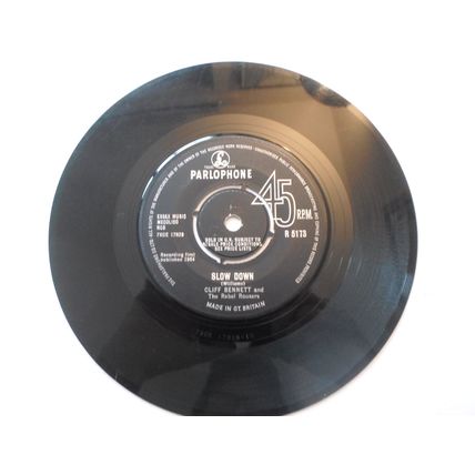 7" 1964 ,CLIFF BENNETT AND THE REBEL ROUSERS ONE WAY LOVE,.PARLOPHONE R5173,EXCE