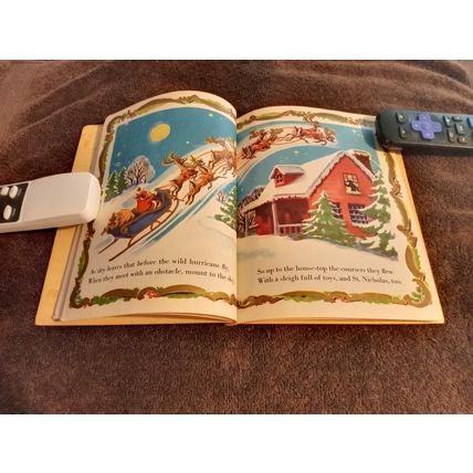 Little Golden Book The Night Before Christmas By Clement C. Moore A Edition 1949