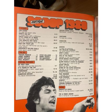 1979 "SCOOP 1980" UK FOOTBALL SOCCER ANNUAL HARDBACK BOOK (P4)