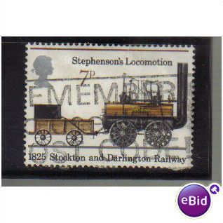 1975 GB STOCKTON DARLINGTON RAILWAY 7P F/U SG 984