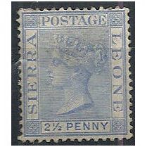Sierra Leone 1891 SG31 2 1/2d Ultramarine Mounted Mint ..