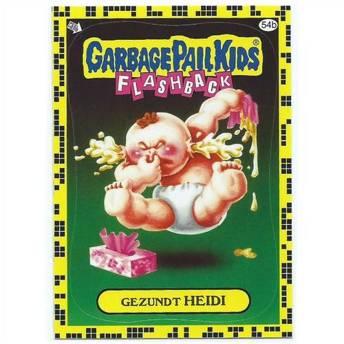 2011 Garbage Pail Kids Flashback Series 2 - #54b - Gezundt Heidi