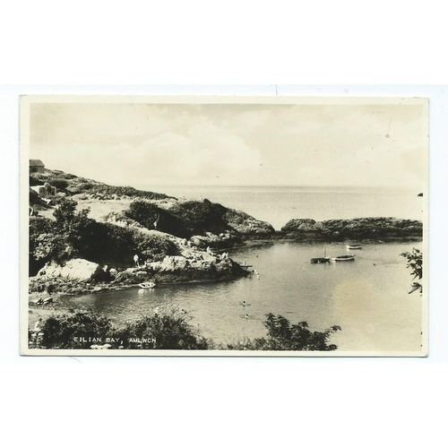 wales angelsea eilian bay postcard rp posted 1960