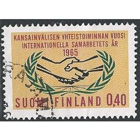 Mi 597 (ʘ): International Cooperation Year.