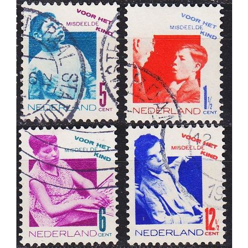 NIEDERLANDE NETHERLANDS [1931] MiNr 0245-48 A ( O/used )