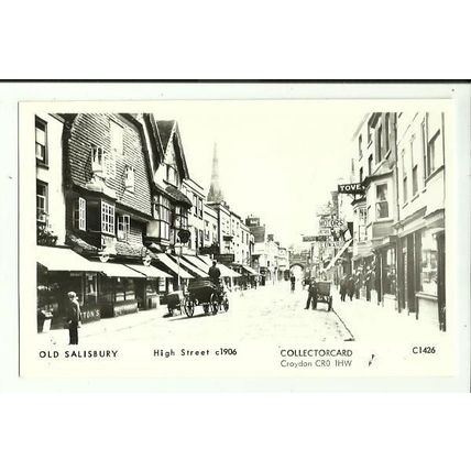 Wiltshire SALISBURY High Street Postcard (Collectorcard C1426)