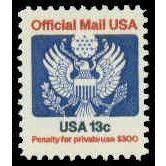 O129 13c Eagle Fine MNH G0615