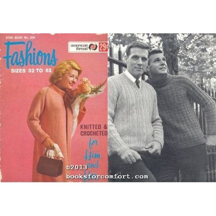 Fashions Sizes 32 to 52 Knitted & Crocheted for Him and Her [28693]