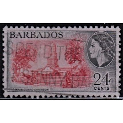Barbados, 1953-57 Garrison, SG #297 (Scott #243), fine used