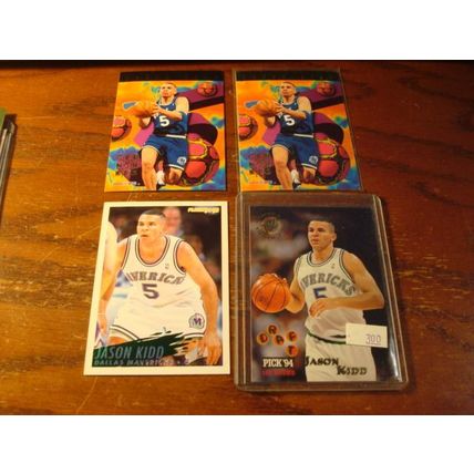 1995 10-Cards, 9-Rc's, JASON KIDD Rc, HOF, Mavericks
