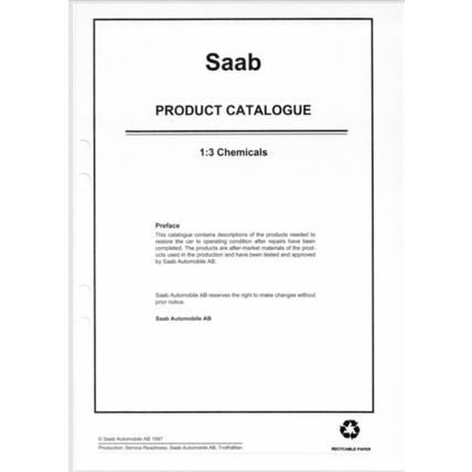 Saab Chemicals Product Catalogue 1997 371682 PDF