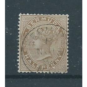 bermuda stamps sg19 sg 19 watermark crown ccc used vfu