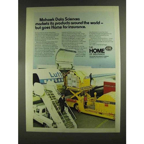 1972 The Home Insurance Ad - Mohawk Data Sciences
