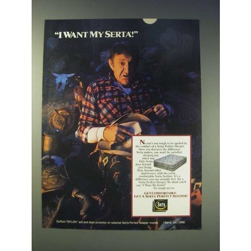 1989 Serta Perfect Sleeper Mattress Ad - I want